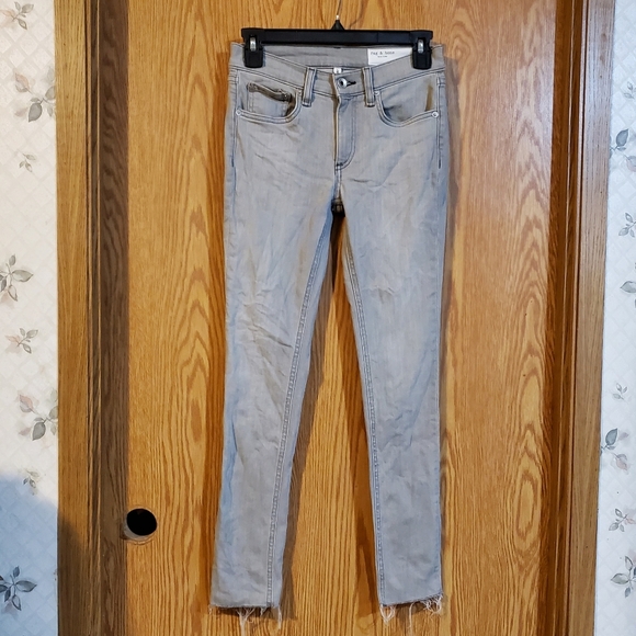 Rag & Bone ankle skinny jeans in Burmese - Picture 2 of 15